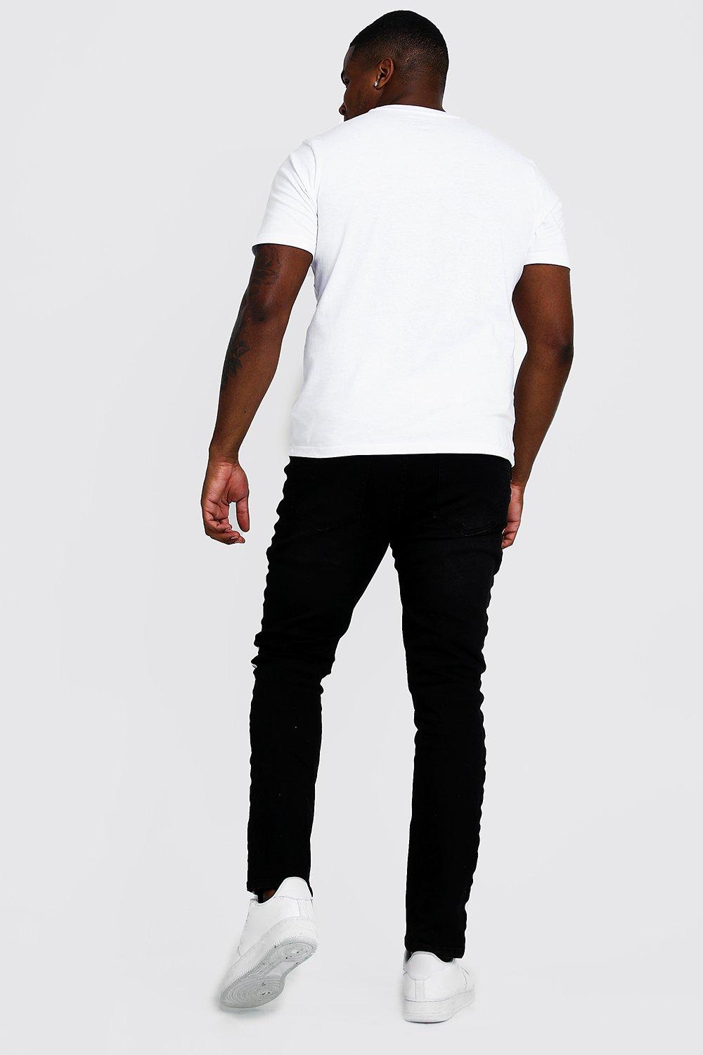 Boohoo big and tall jeans hot sale